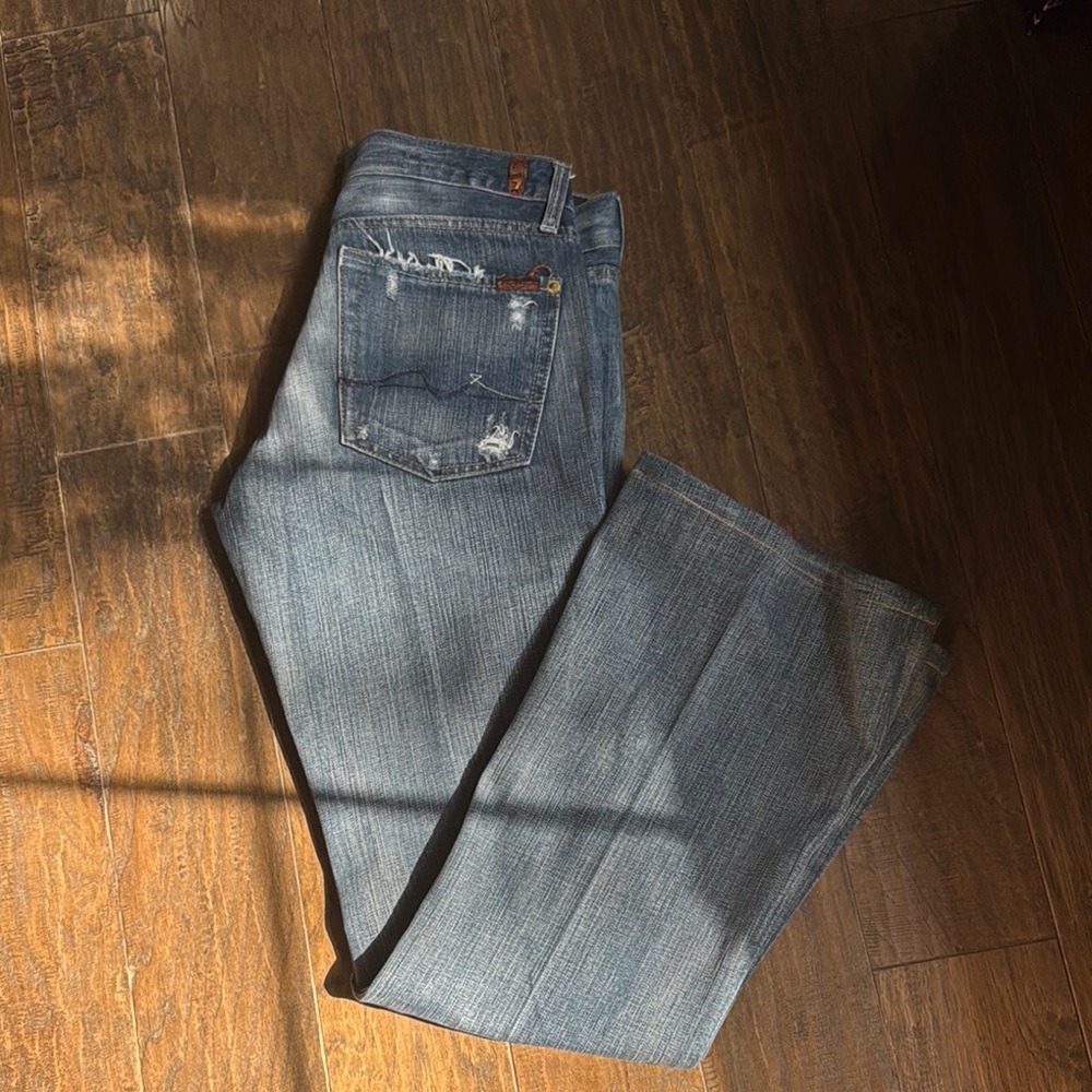 7 For All Mankind Classic Blue Jeans